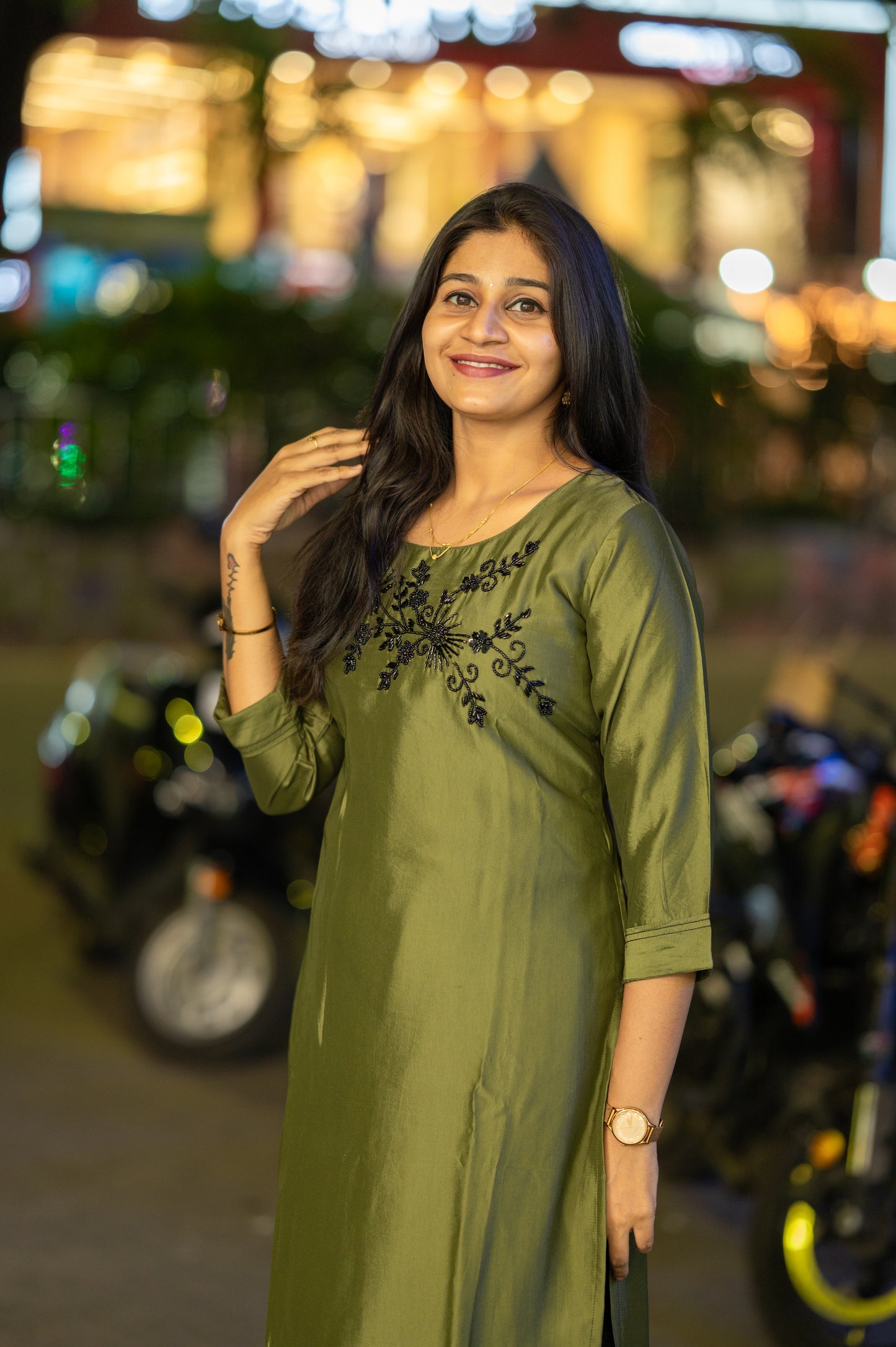 SIDE OPEN KURTI {D.NO SC0004}