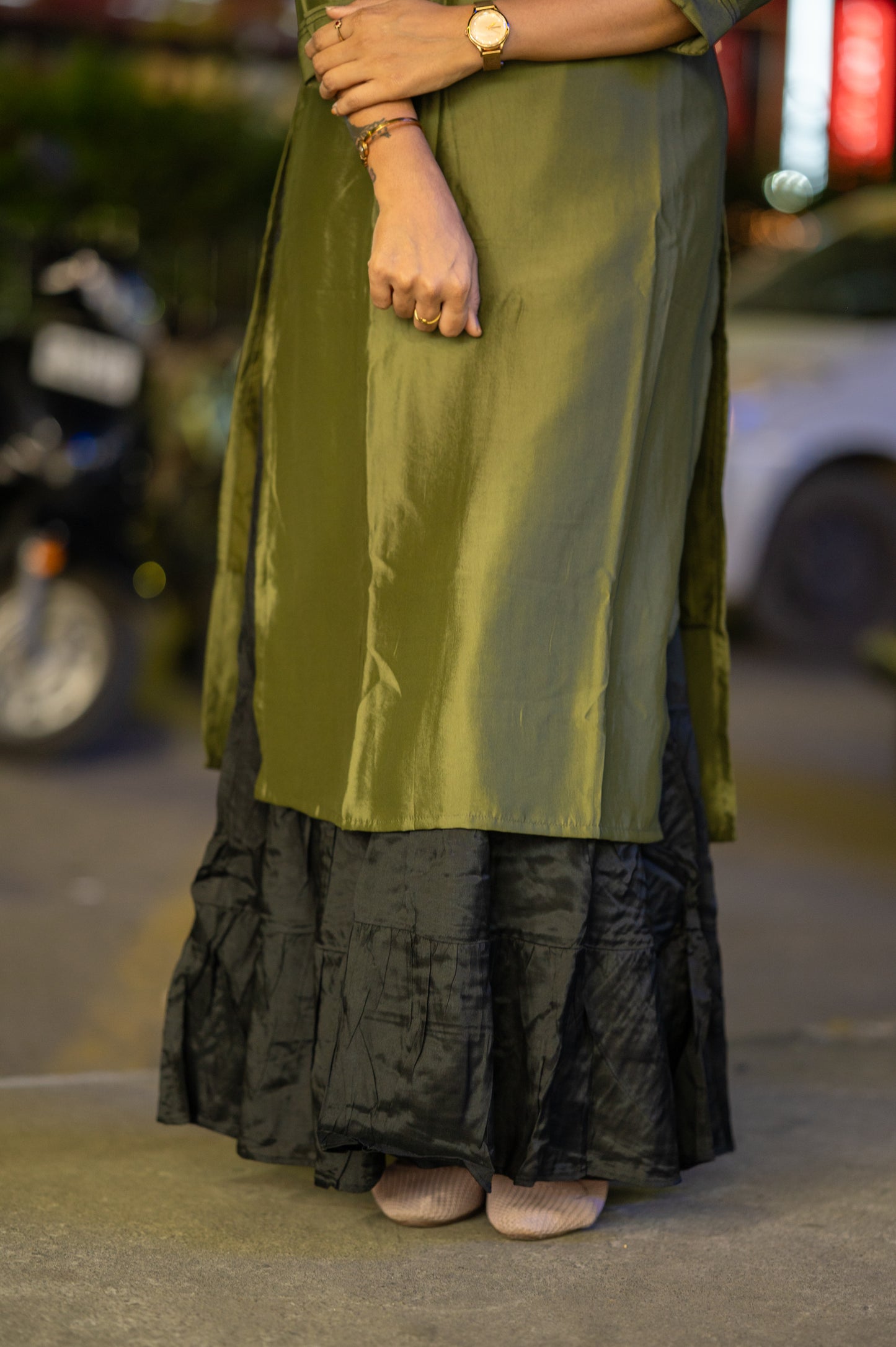 SIDE OPEN KURTI {D.NO SC0004}