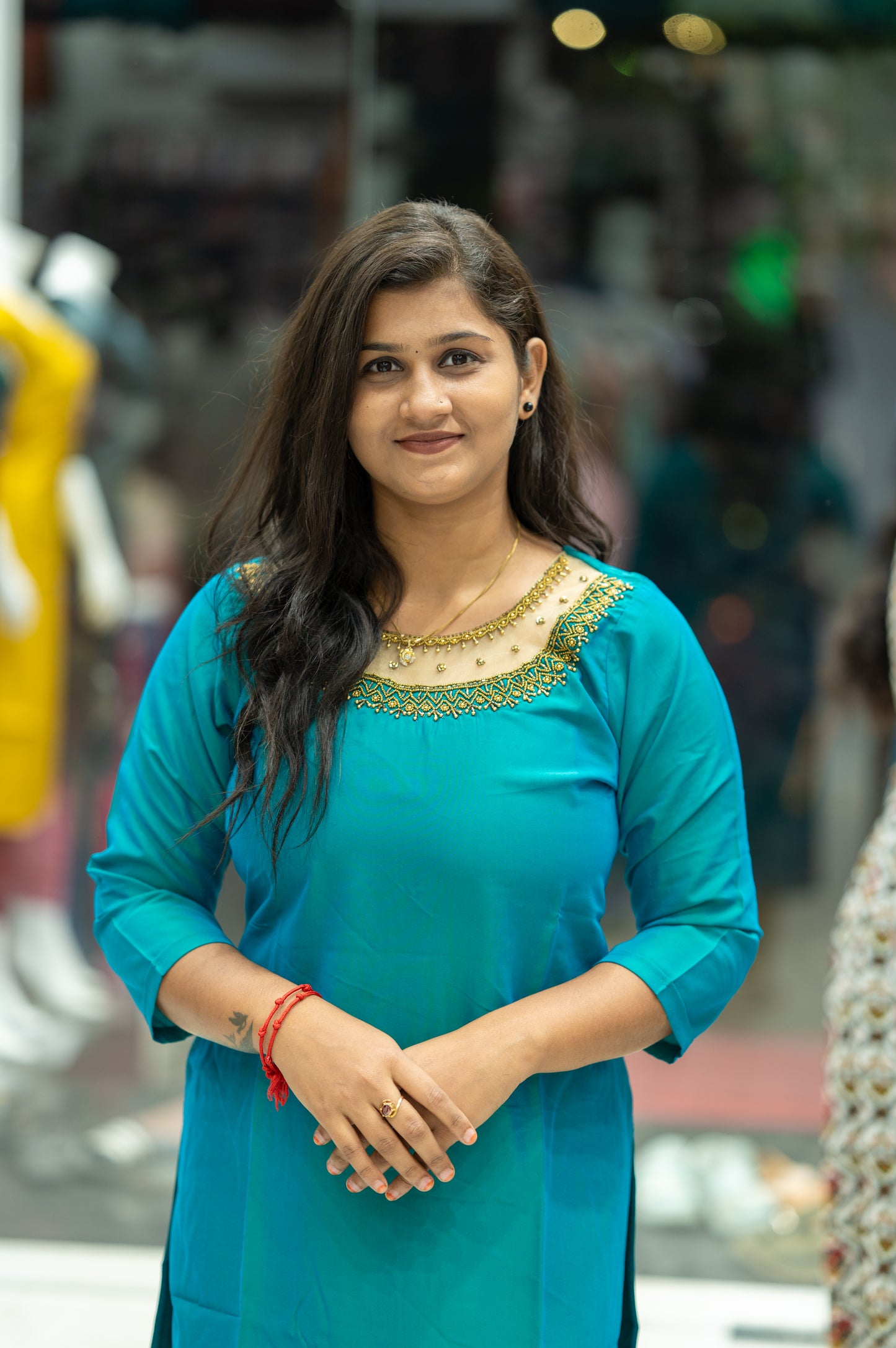 SIDE OPEN KURTI{D.NO S0006}