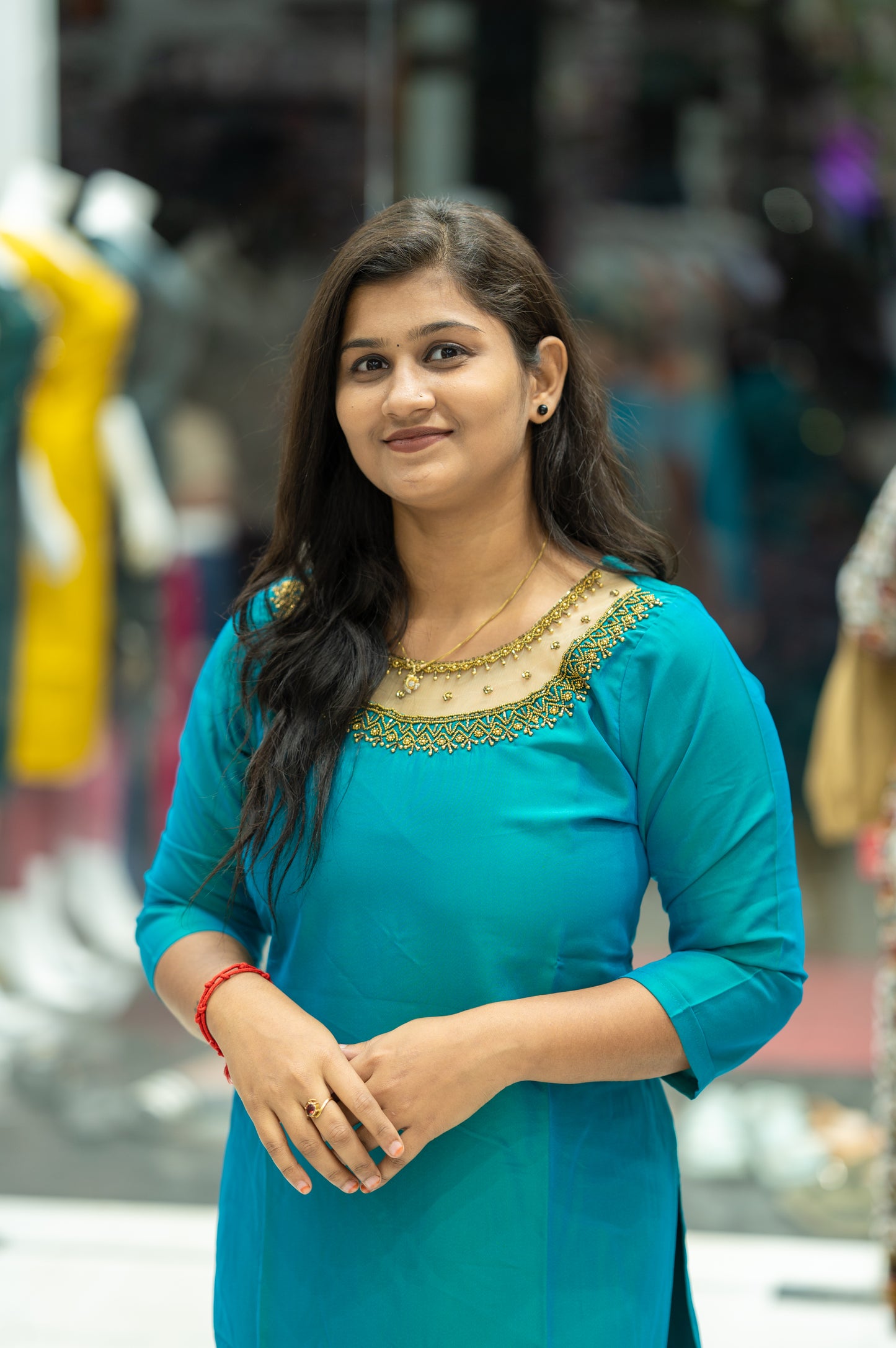SIDE OPEN KURTI{D.NO S0006}