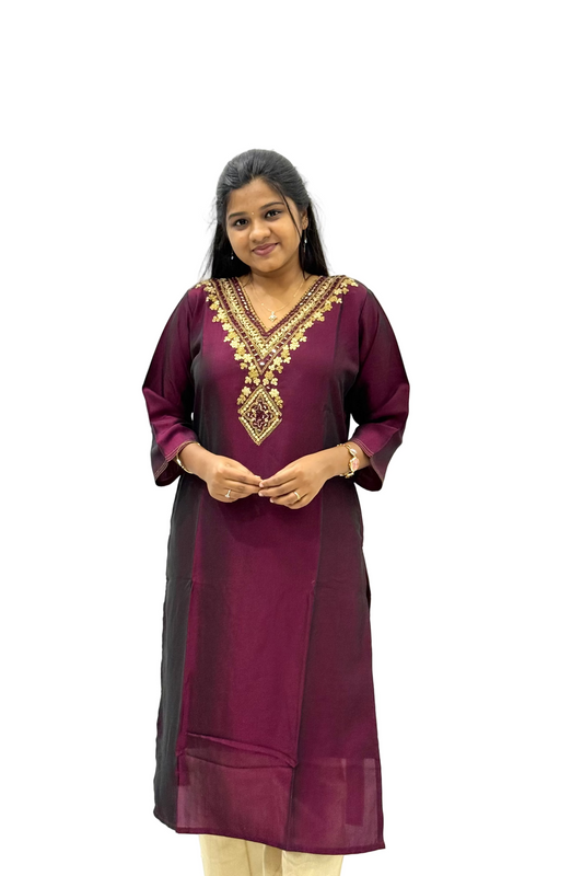 SIDE OPEN KURTI {D.NO SC0057}