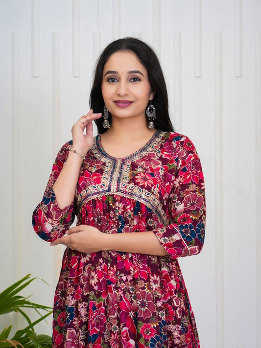 ALIA CUT KURTHI{D.NO AN0053}