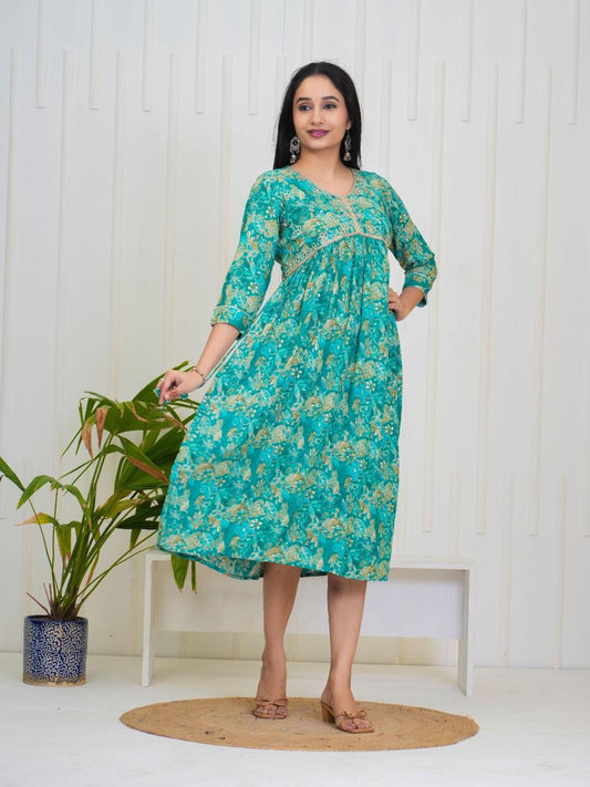ALIA CUT KURTHI{D.NO AN0054}
