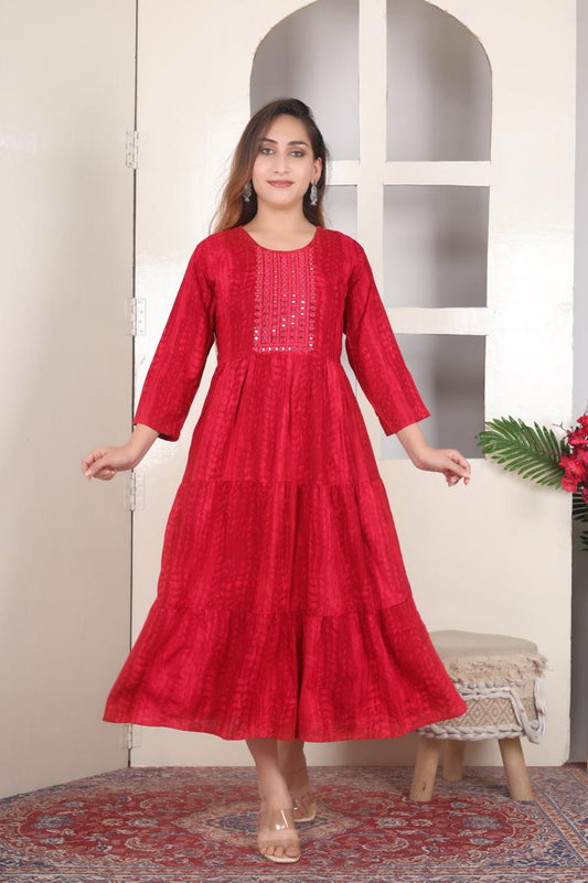 ANARKALI KURTHI{D.NO AN0020}