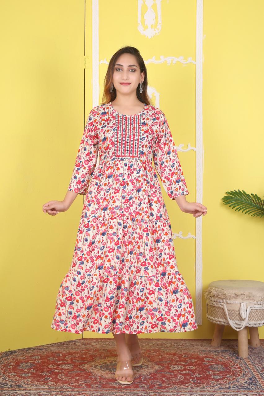 ANARKALI KURTHI{D.NO AN0023}