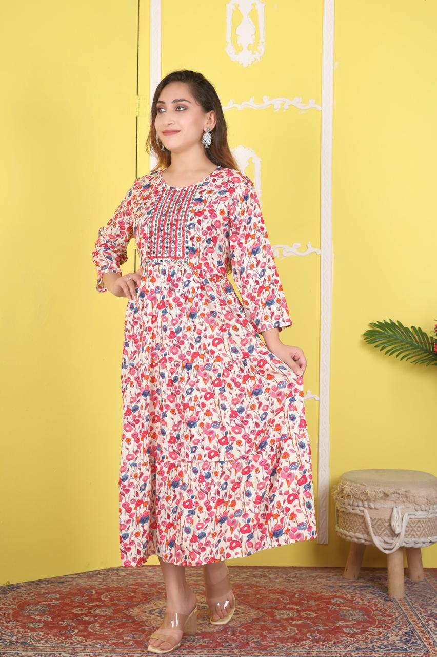 ANARKALI KURTHI{D.NO AN0023}