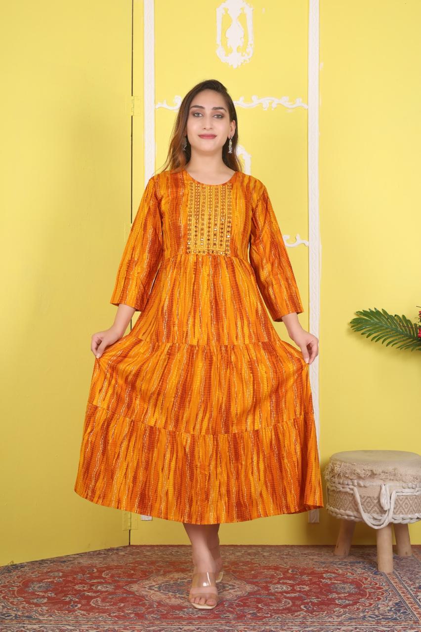 ANARKALI KURTHI{D.NO AN0040}