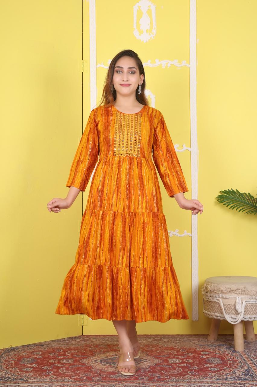 ANARKALI KURTHI{D.NO AN0040}