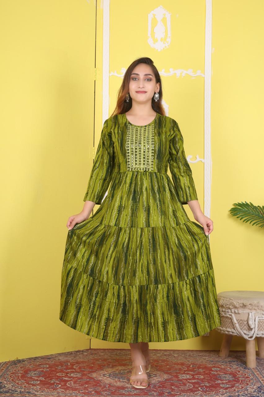 ANARKALI KURTHI{D.NO AN0039}