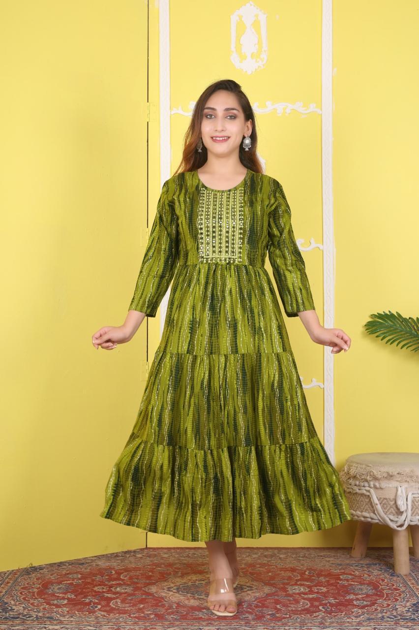 ANARKALI KURTHI{D.NO AN0039}
