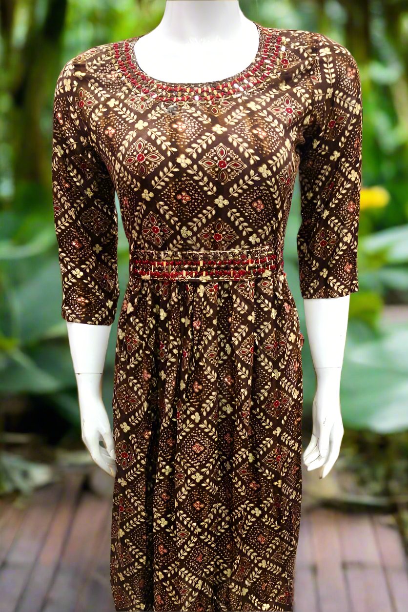 ANARKALI KURTHI{D.NO AN0013}