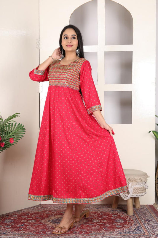 ANARKALI KURTHI{D.NO AN0003}