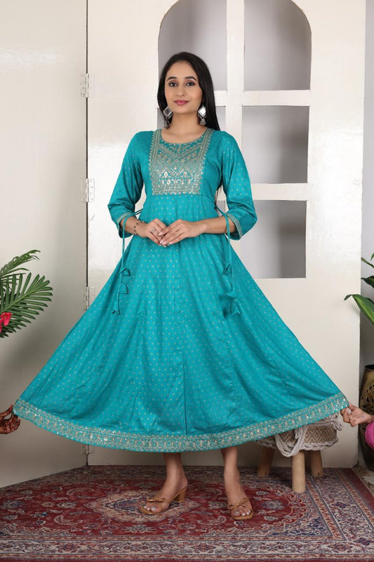 ANARKALI KURTHI{D.NO AN0004}