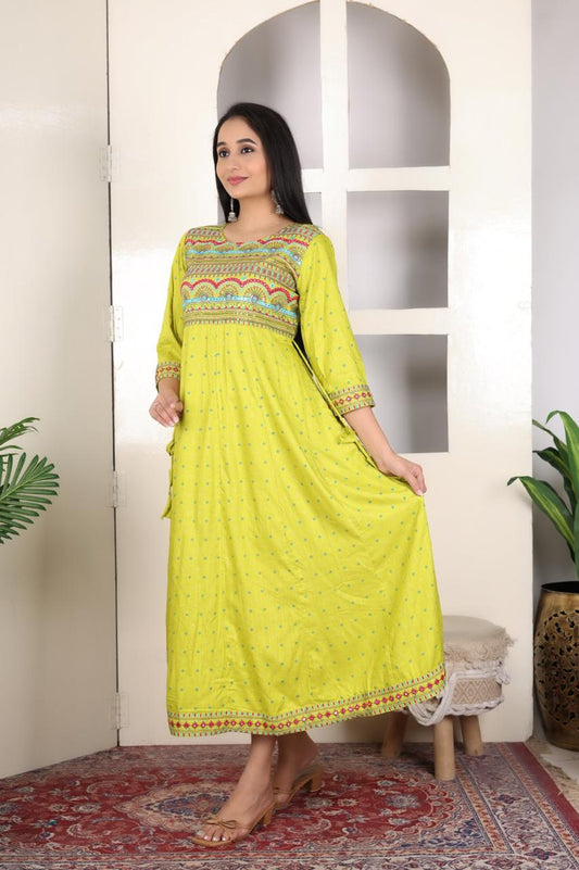 ANARKALI KURTHI{D.NO AN0005}