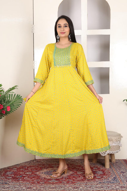 ANARKALI KURTHI{D.NO AN0008}