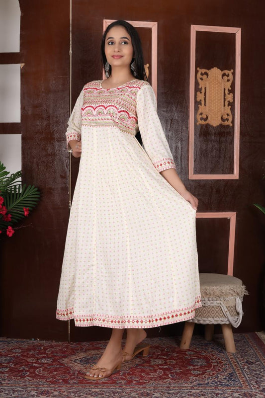 ANARKALI KURTHI{D.NO AN0009}