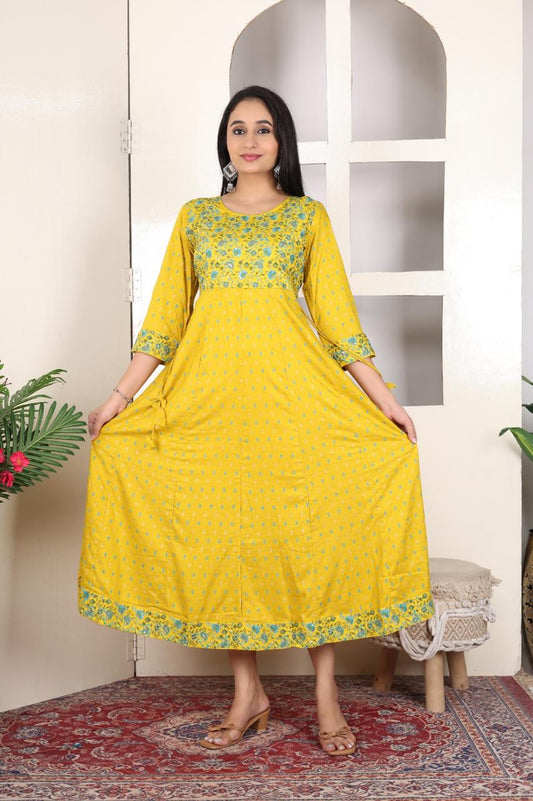 ANARKALI KURTHI{D.NO AN0010}