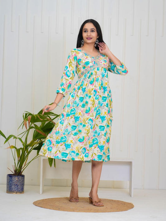 ALIA CUT KURTHI{D.NO AN0059}