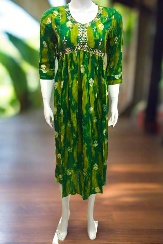 ALIA CUT KURTHI{D.NO AN0047}