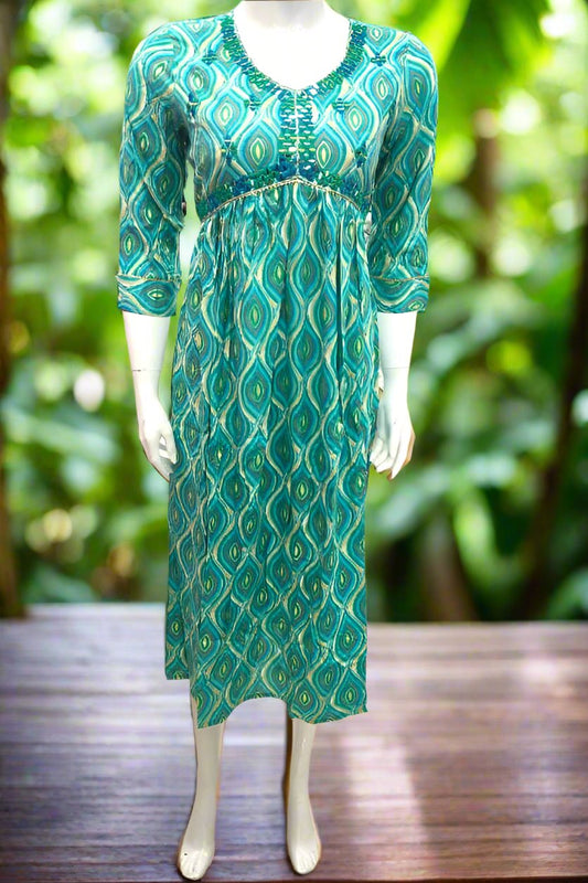 ALIA CUT KURTHI{D.NO AN0049}