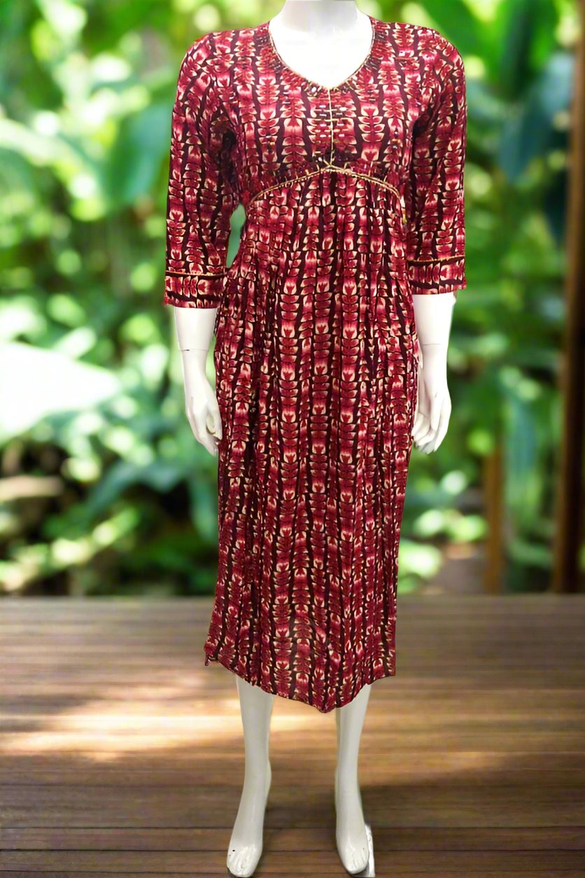 ALIA CUT KURTHI{D.NO AN0045}