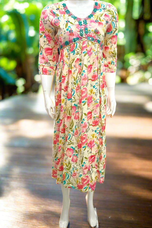 ALIA CUT KURTHI{D.NO AN0046}