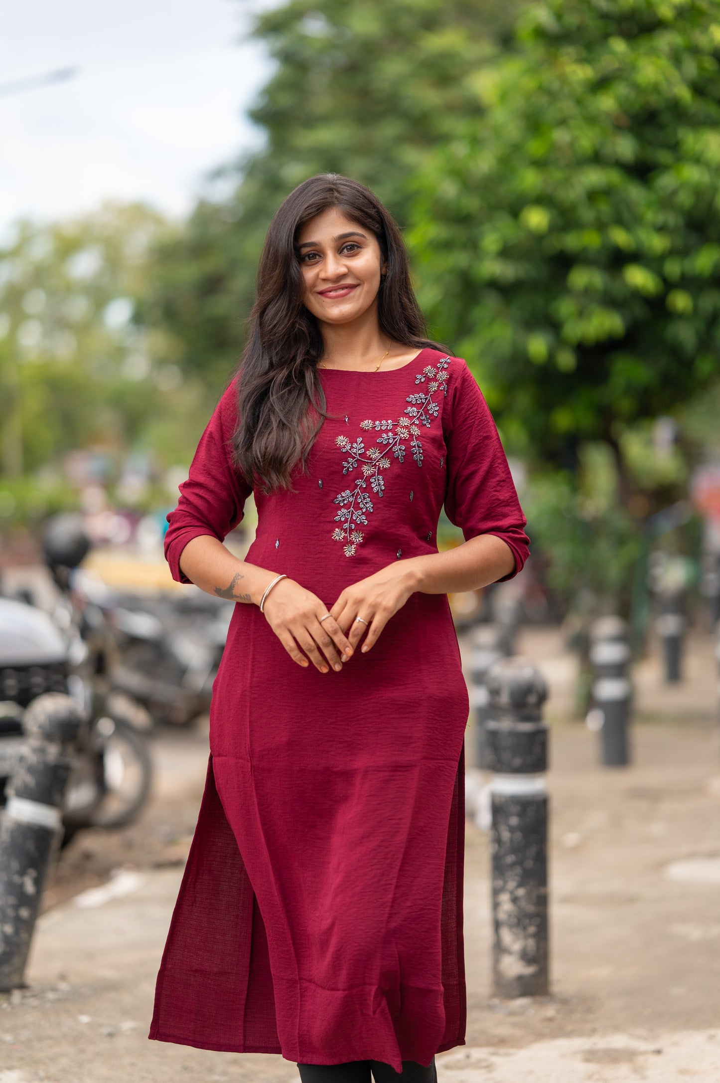 SIDE OPEN KURTHI{D.NO SC0021}