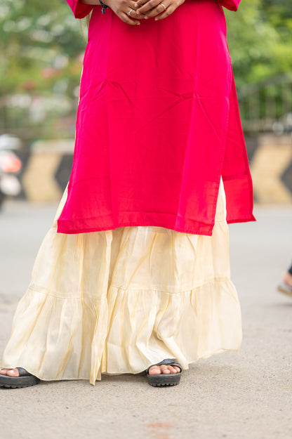 SIDE OPEN KURTI {D.NO SC0001}