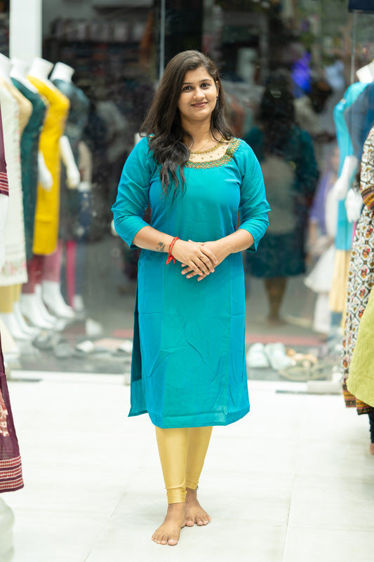 SIDE OPEN KURTI{D.NO S0006}