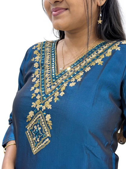 SIDE OPEN KURTI{D.NO SC0056}