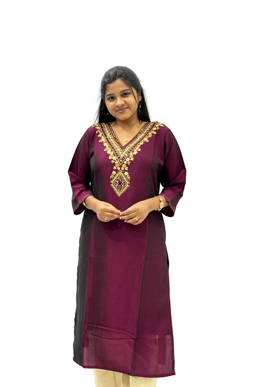 SIDE OPEN KURTI{D.NO SC0057}