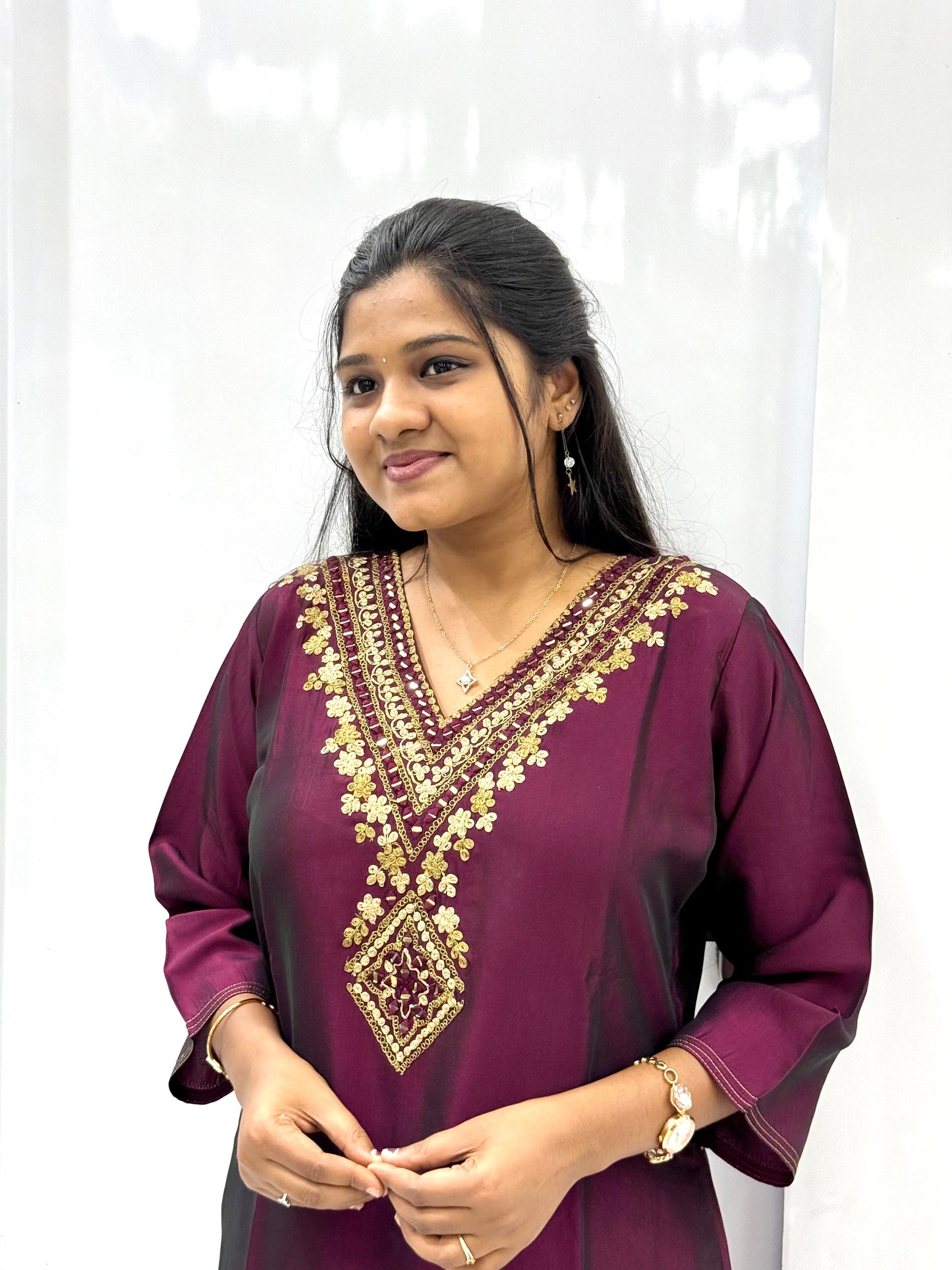 SIDE OPEN KURTI{D.NO SC0057}