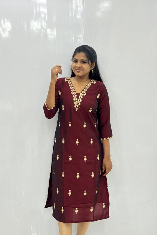 SIDE OPEN KURTI {D.NO SC0059}