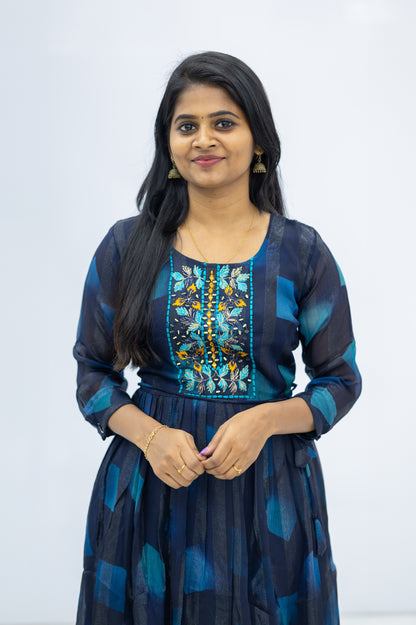 GEORGETTE ANARKALI KURTHI